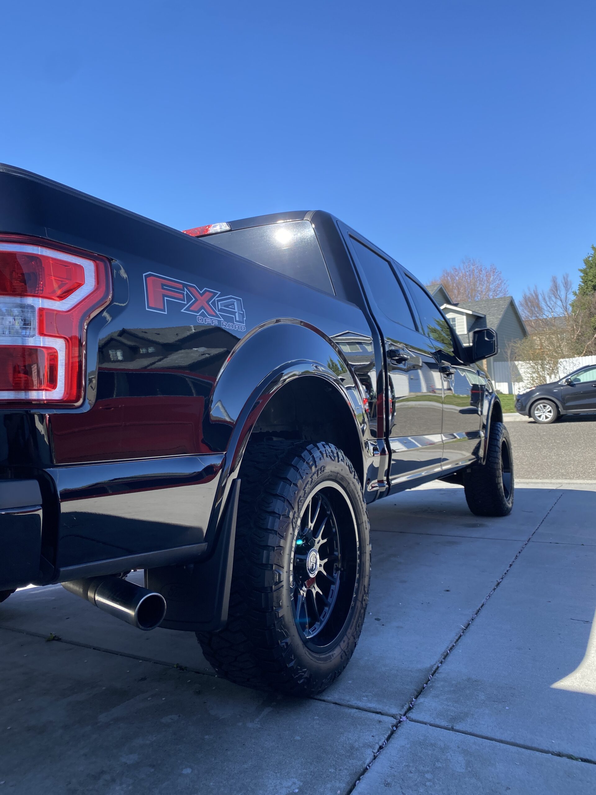 black truck detail